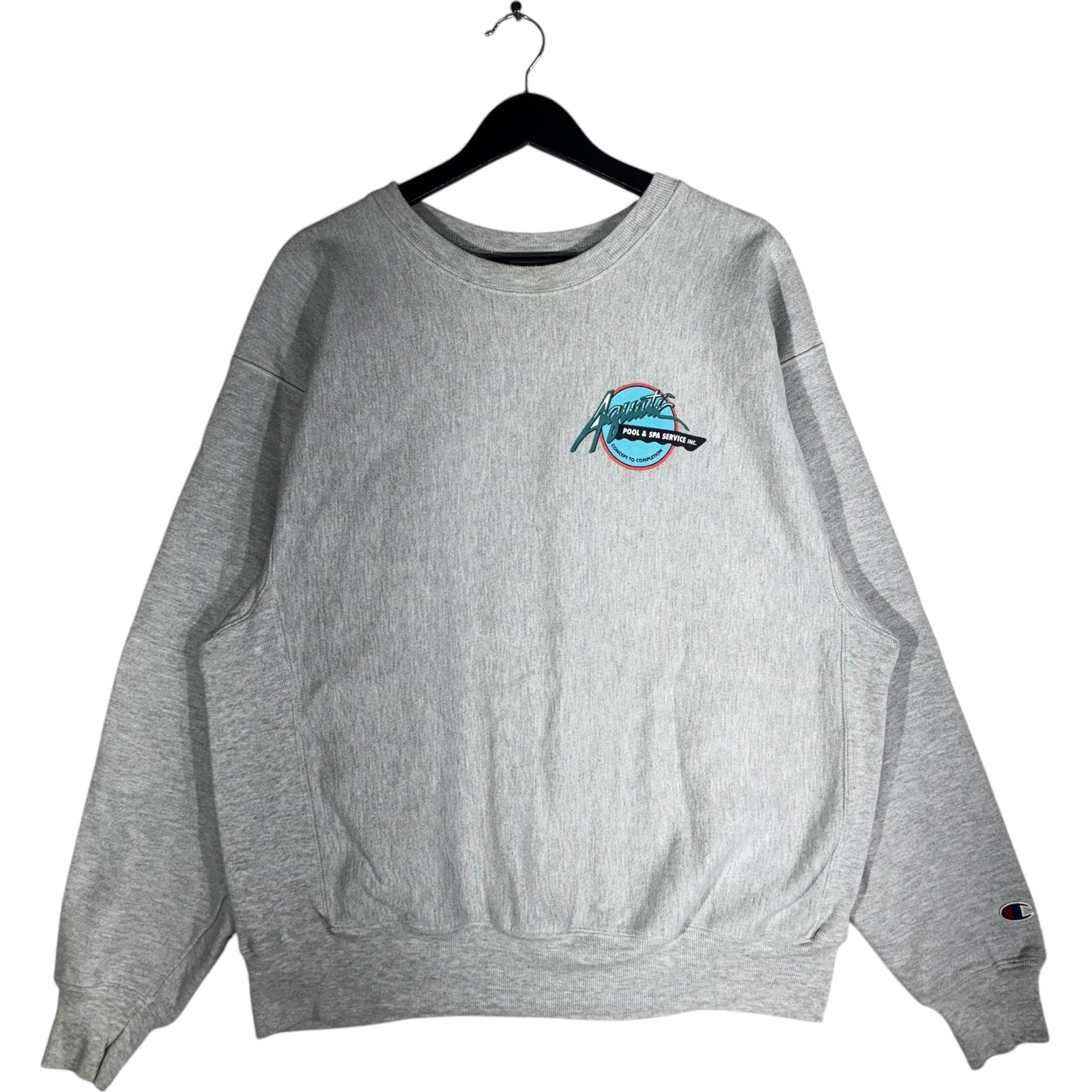 Vintage Champion Reverse Weave Aquatic Company Crewneck