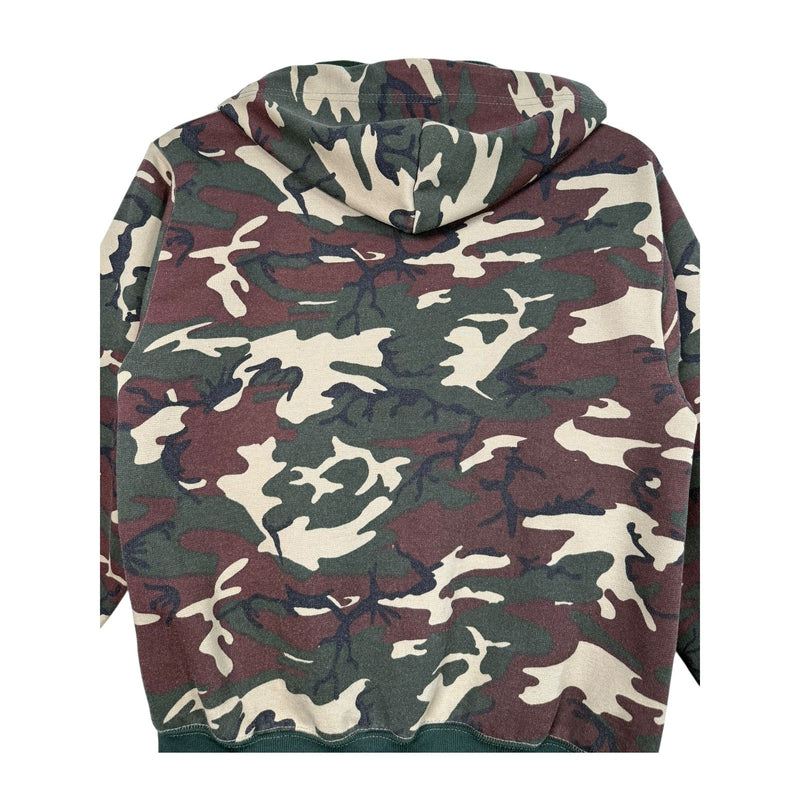 Vintage Camouflage Full Zip Hoodie
