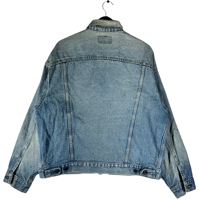 Vintage Denim Medium Wash Trucker Jacket