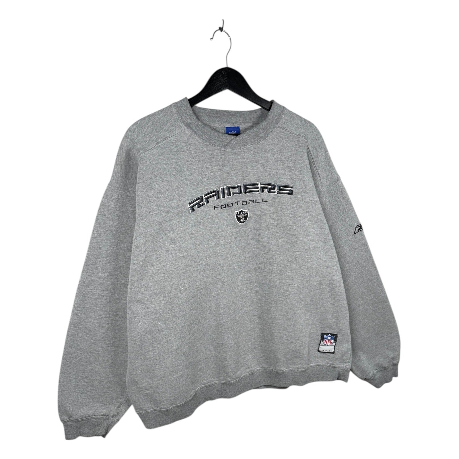 Vintage NFL x Reebok Raiders Football Crewneck