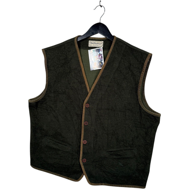 Vintage Burberry Button Up Vest