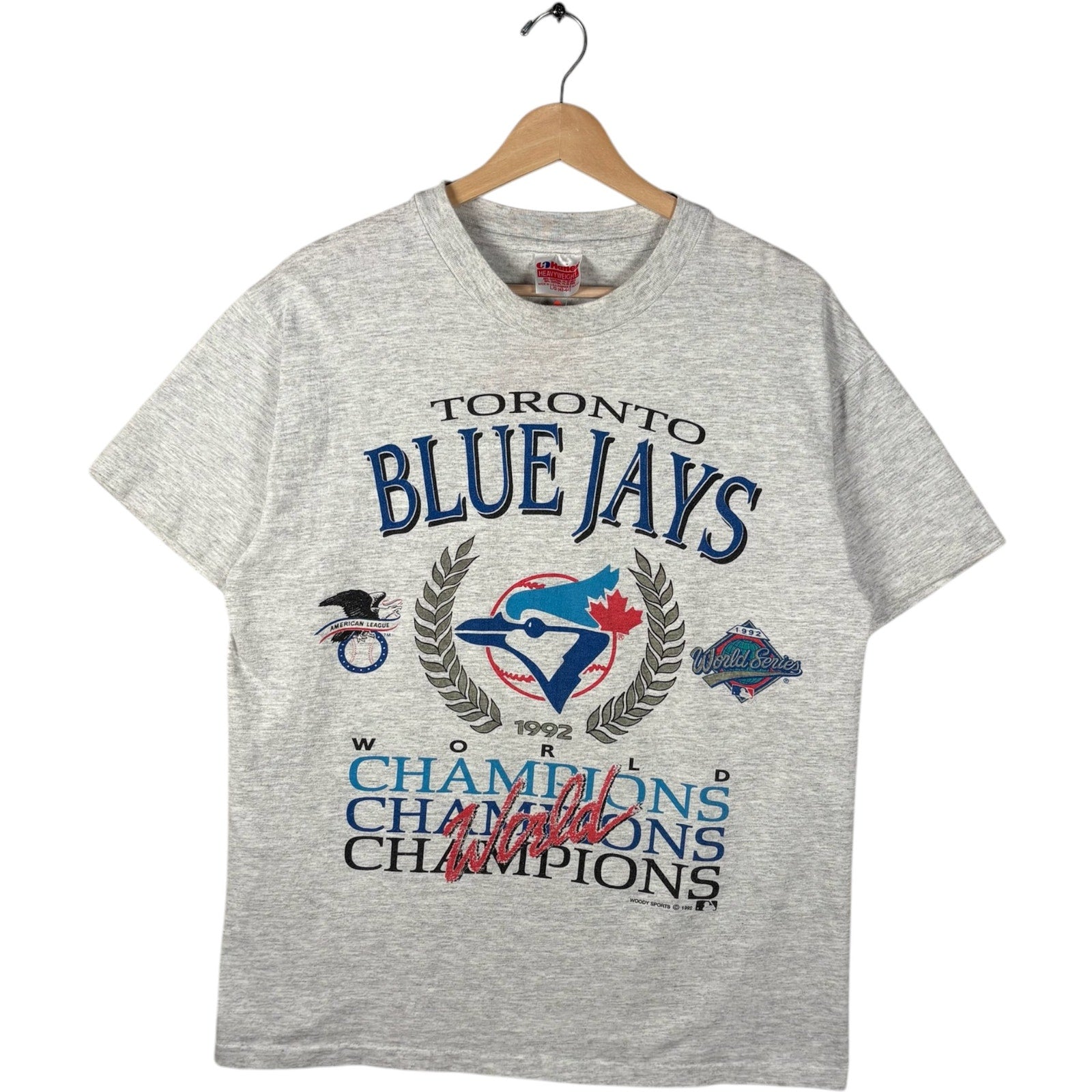 Vintage Toronto Blue Jays World Champs Spellout MLB 90s Tee