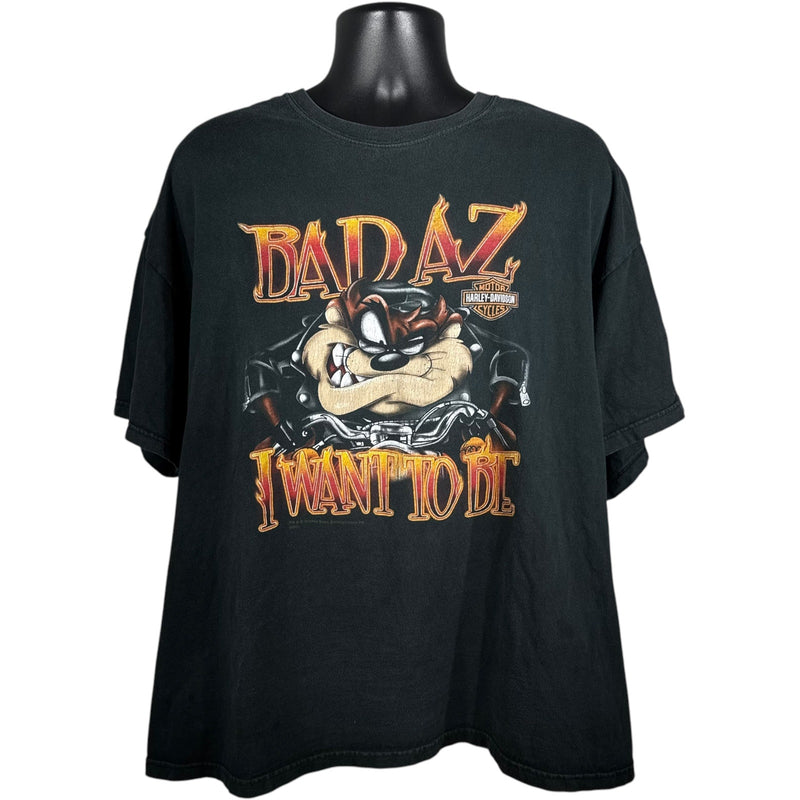 Vintage Harley Davidson Looney Tunes Bad Az I Want To Be Tee