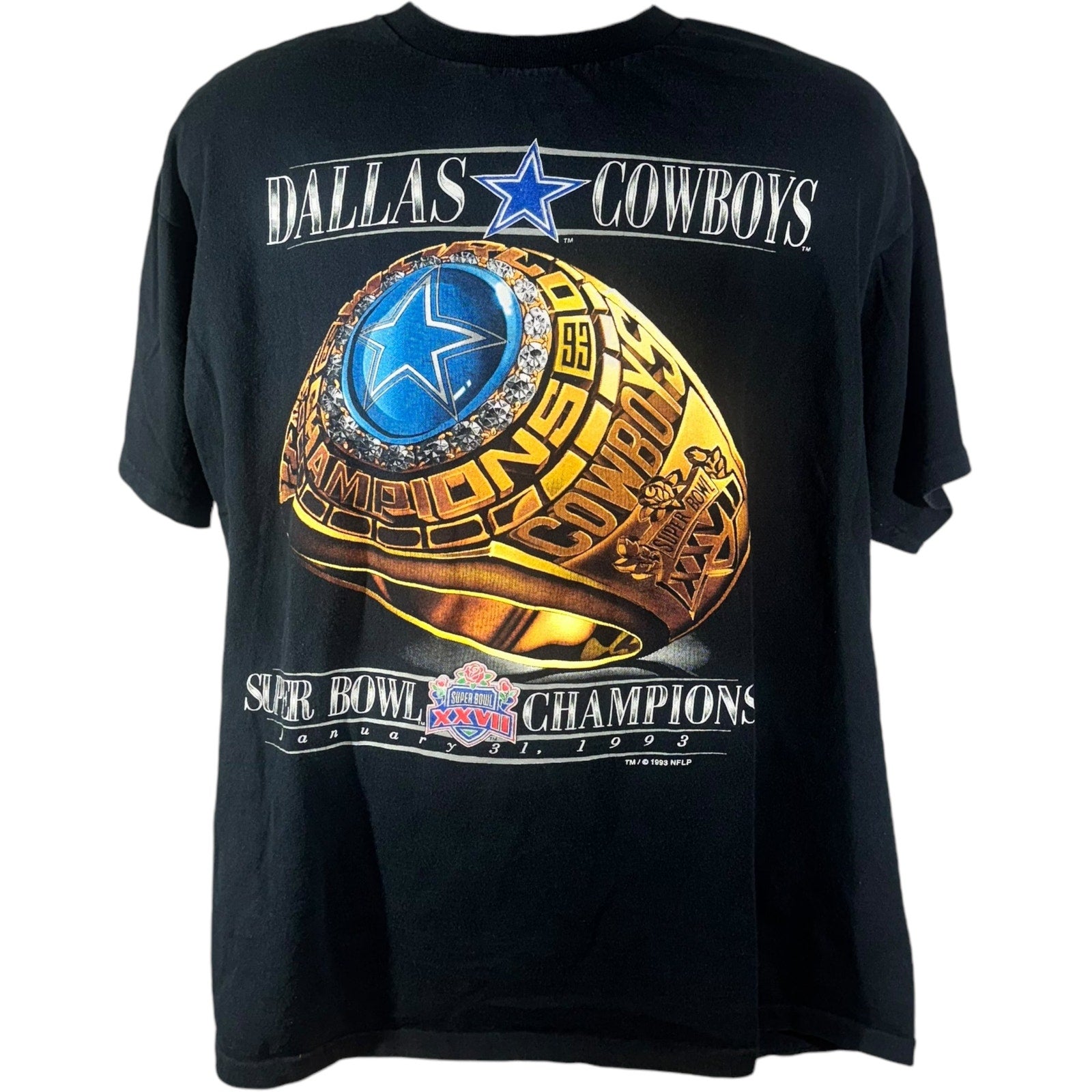 Vintage Dallas Cowboys Super Bowl Champions NFL Tee 1993