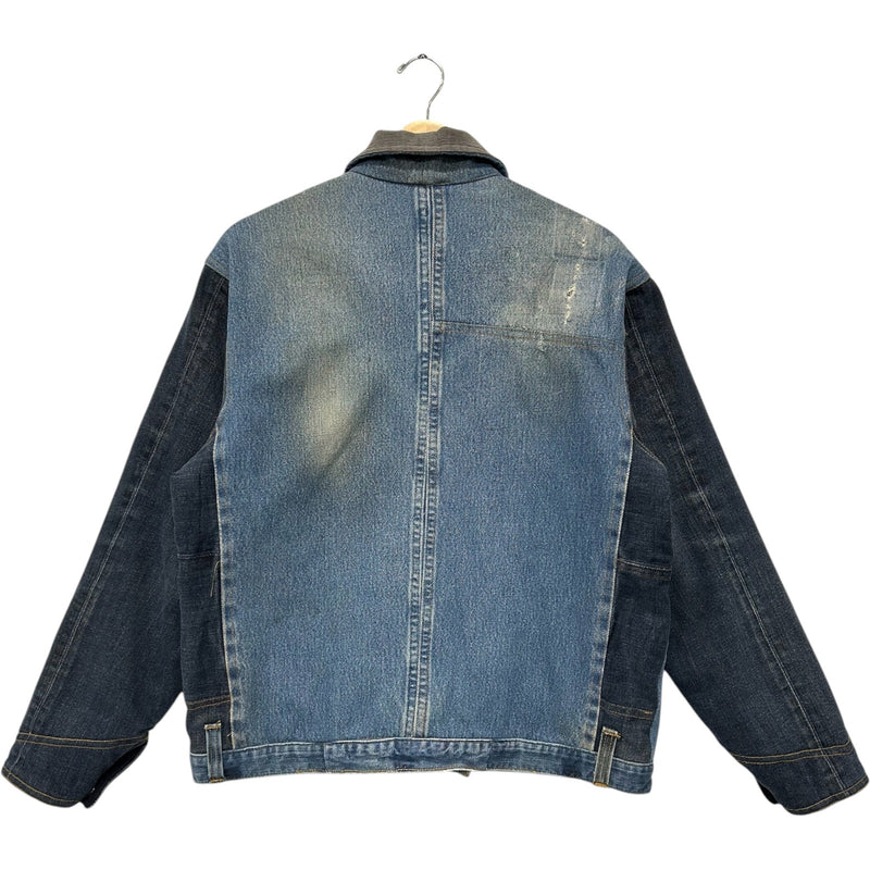 Cut & Sew Carhartt Full Zip Denim Workwear Jacket