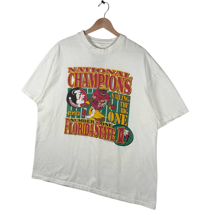 Vintage Florida State Seminoles National Champions Tee Large