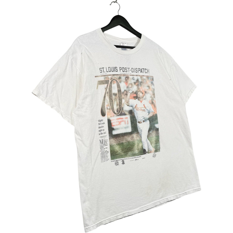 Vintage St. Louis Post-Dispatch Mark McGwire MLB T-Shirt