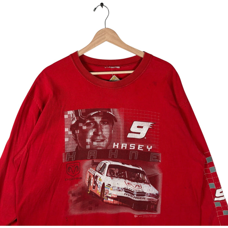 Vintage Kasey Kahne #9 Dodge Racing Car NASCAR Long Sleeve