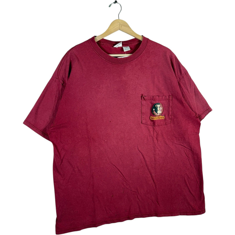 Vintage Florida State University Seminoles Pocket Tee