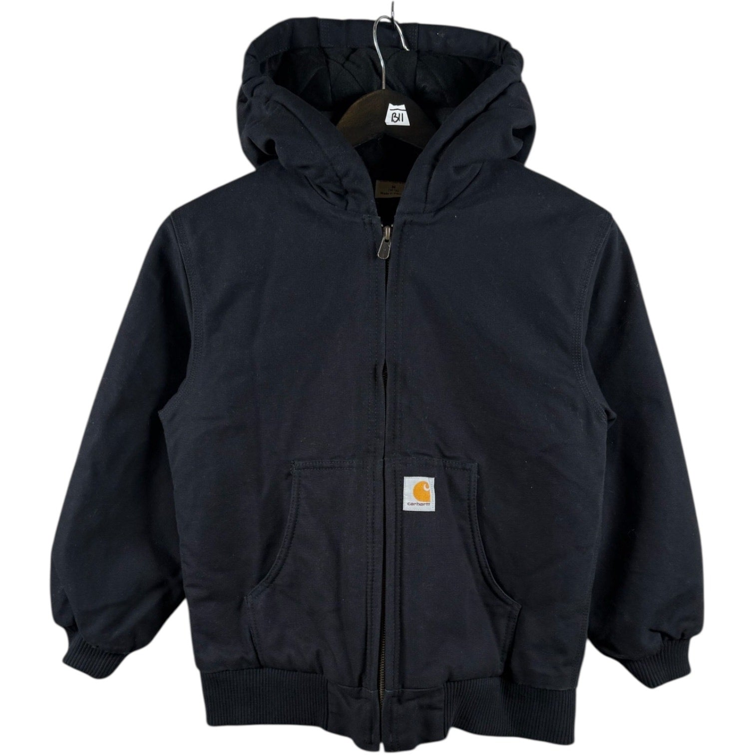 Vintage Youth Carhartt Active Jac Insulated Hoodie Full Zip Jacket