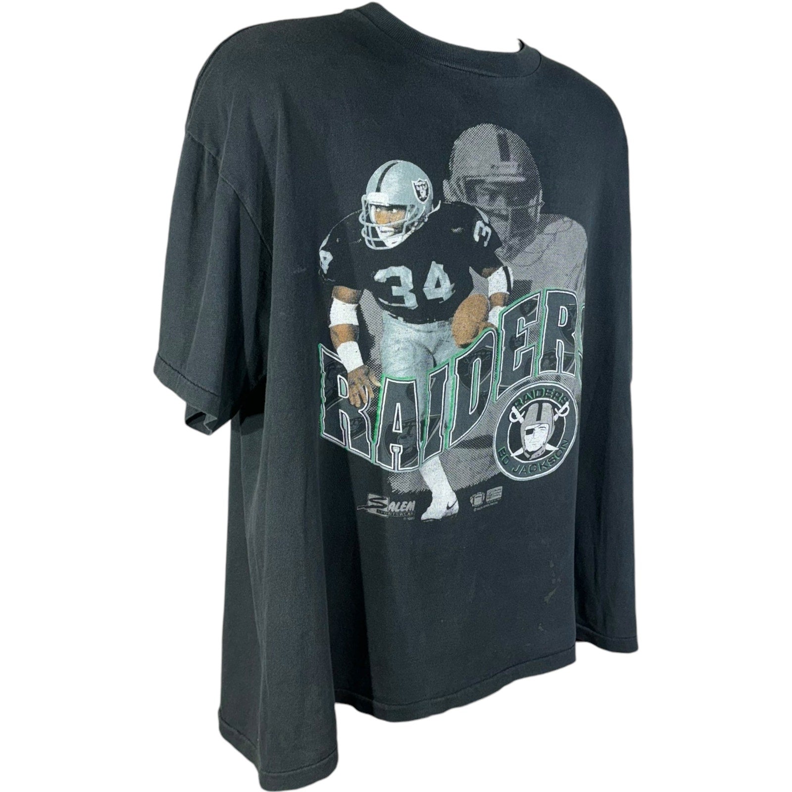 Vintage Oakland Raiders Bo Jackson #34 NFL Tee