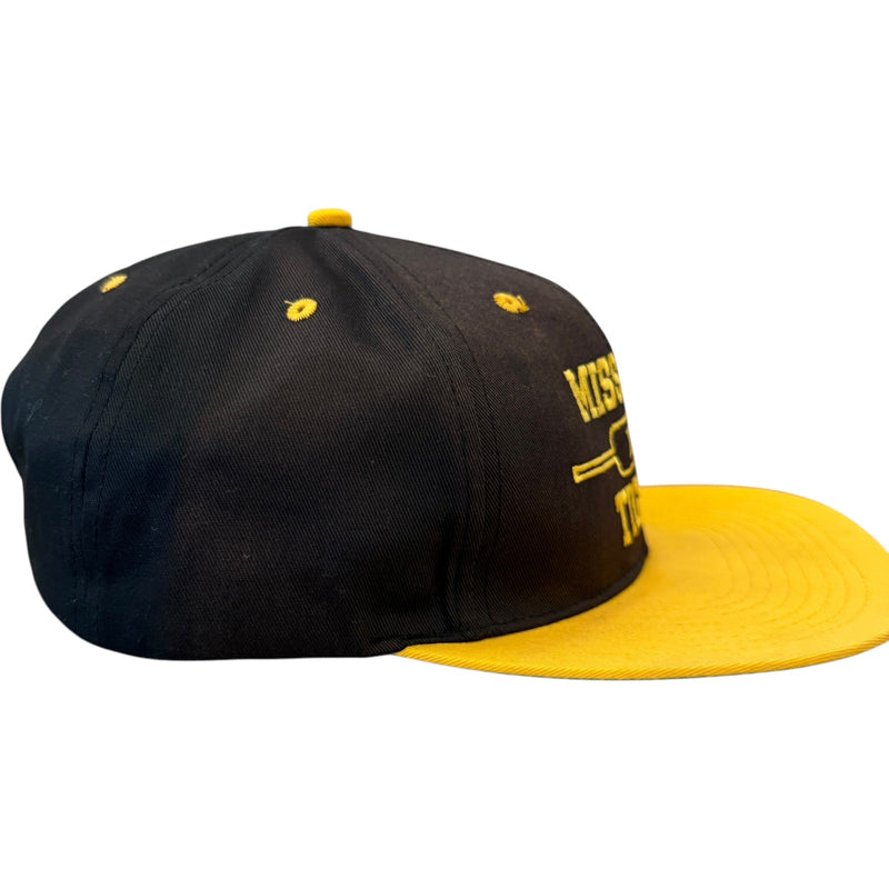 Vintage University Of Missouri Tigers Spellout Snapback Hat