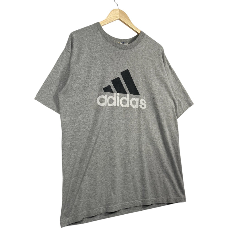 Vintage Adidas Big Front Logo Spellout Tee