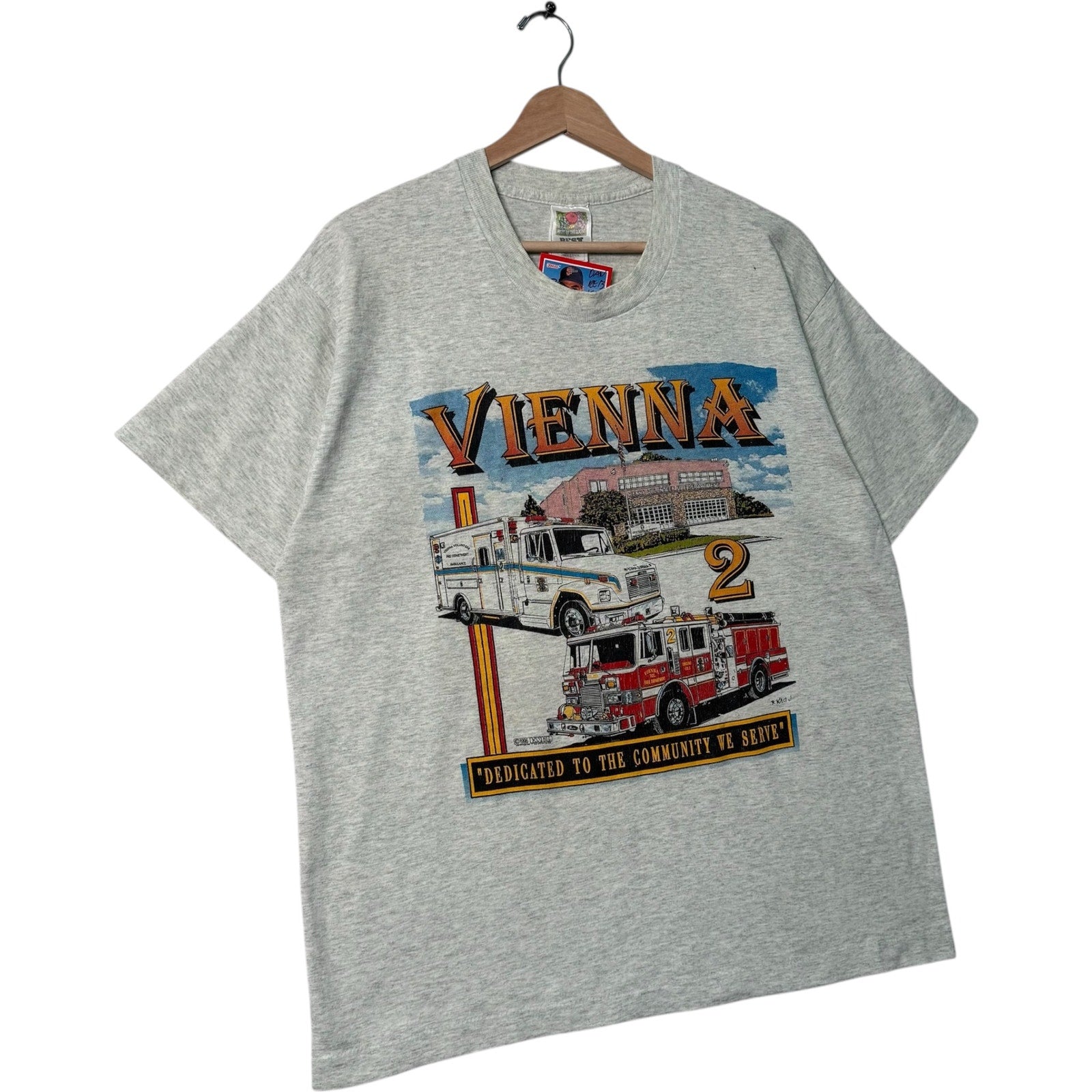 Vintage Vienna Fire Department Tee