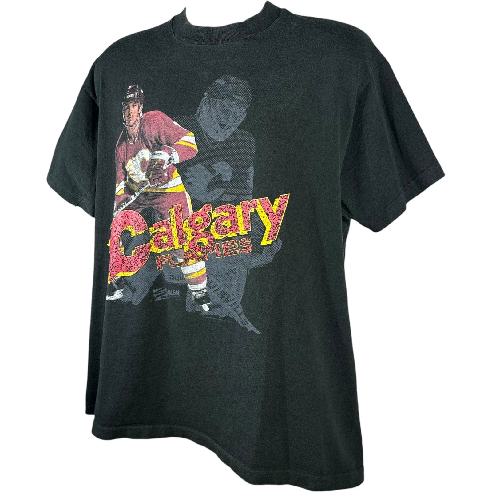 Vintage Calgary Flames Player Tee 90s