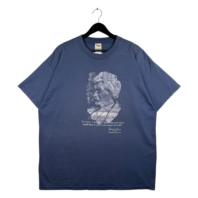 Vintage Mark Twain Portrait Graphic T-Shirt