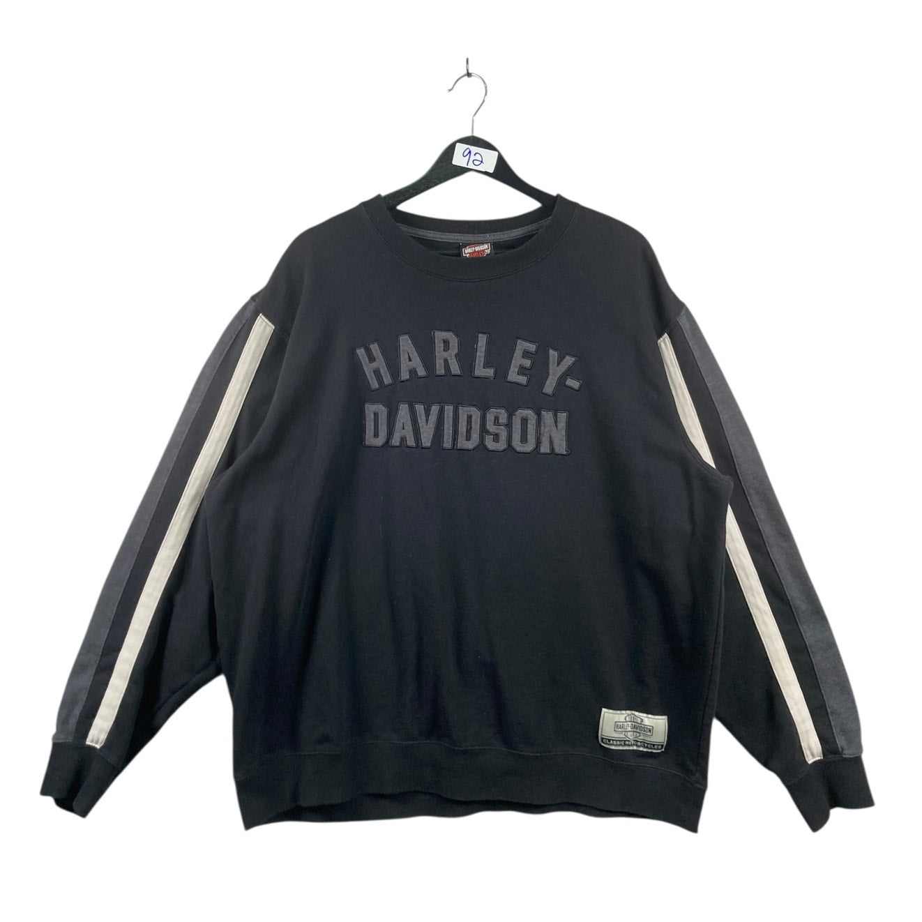 Vintage Harley Davidson Striped Crewneck XL