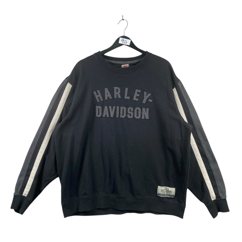 Vintage Harley Davidson Striped Crewneck XL