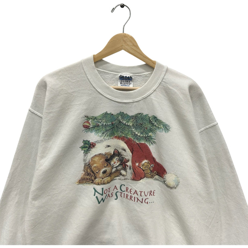 Vintage "Not A Creature Was Stirring" Christmas Crewneck