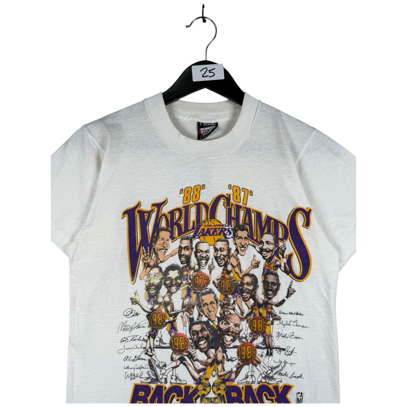 Vintage Los Angeles Lakers NBA T-Shirt 1987 1988
