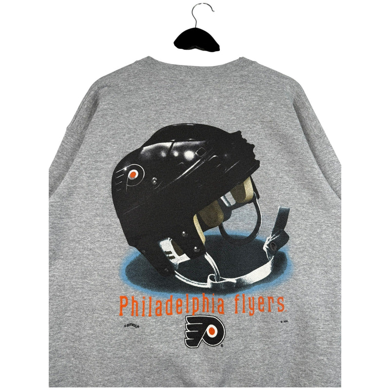 Vintage Philadelphia Flyers Helmet Crewneck