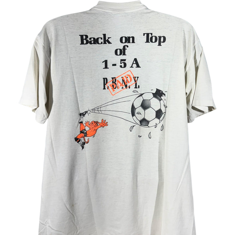 Vintage El Paso Tigers District Champs Soccer Tee 1992