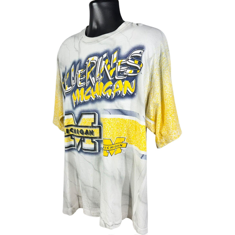 Vintage University of Michigan Wolverines AOP Tee 90s