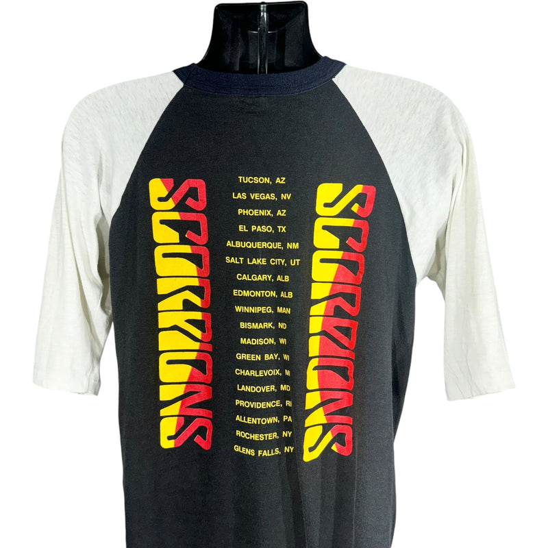 Vintage Scorpions Raglan Tour Tee 1988