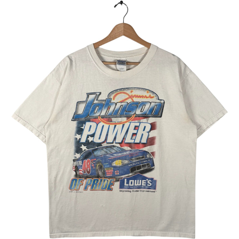 Vintage Jimmie Johnson #48 Lowe's NASCAR Tee L