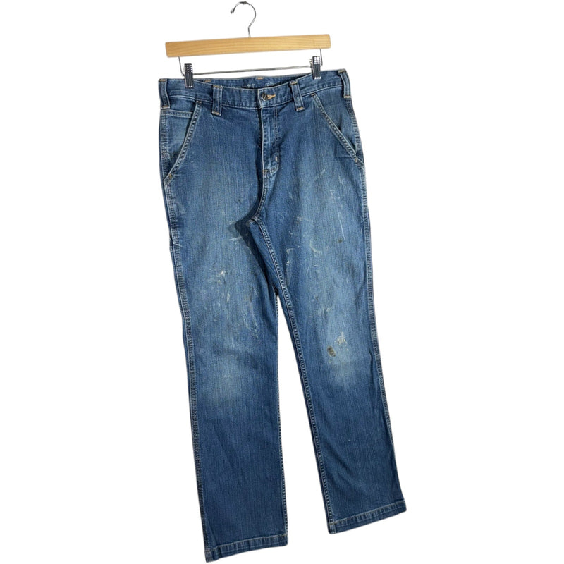Vintage Carhartt Slim Fit Denim Carpenter Pants 32x30