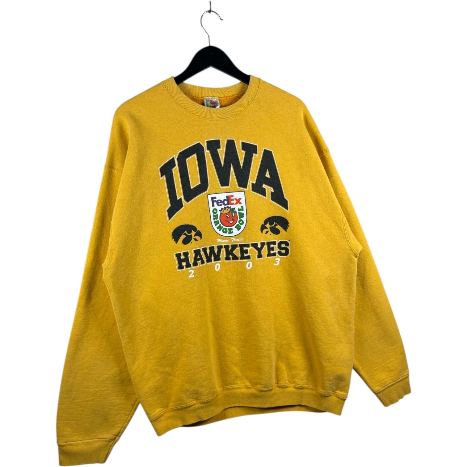 Vintage University Of Iowa Hawkeyes Crewneck