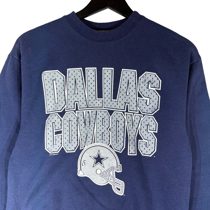 Vintage Dallas Cowboys NFL Spellout Crewneck 1996