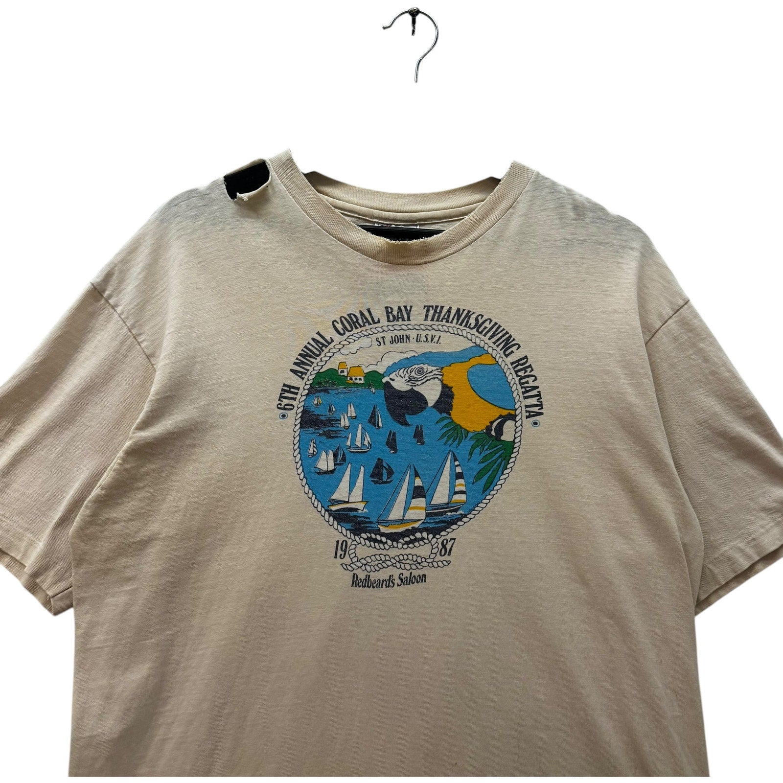 Vintage 6th Annual Coral Bay Thanksgiving Regatta Tee