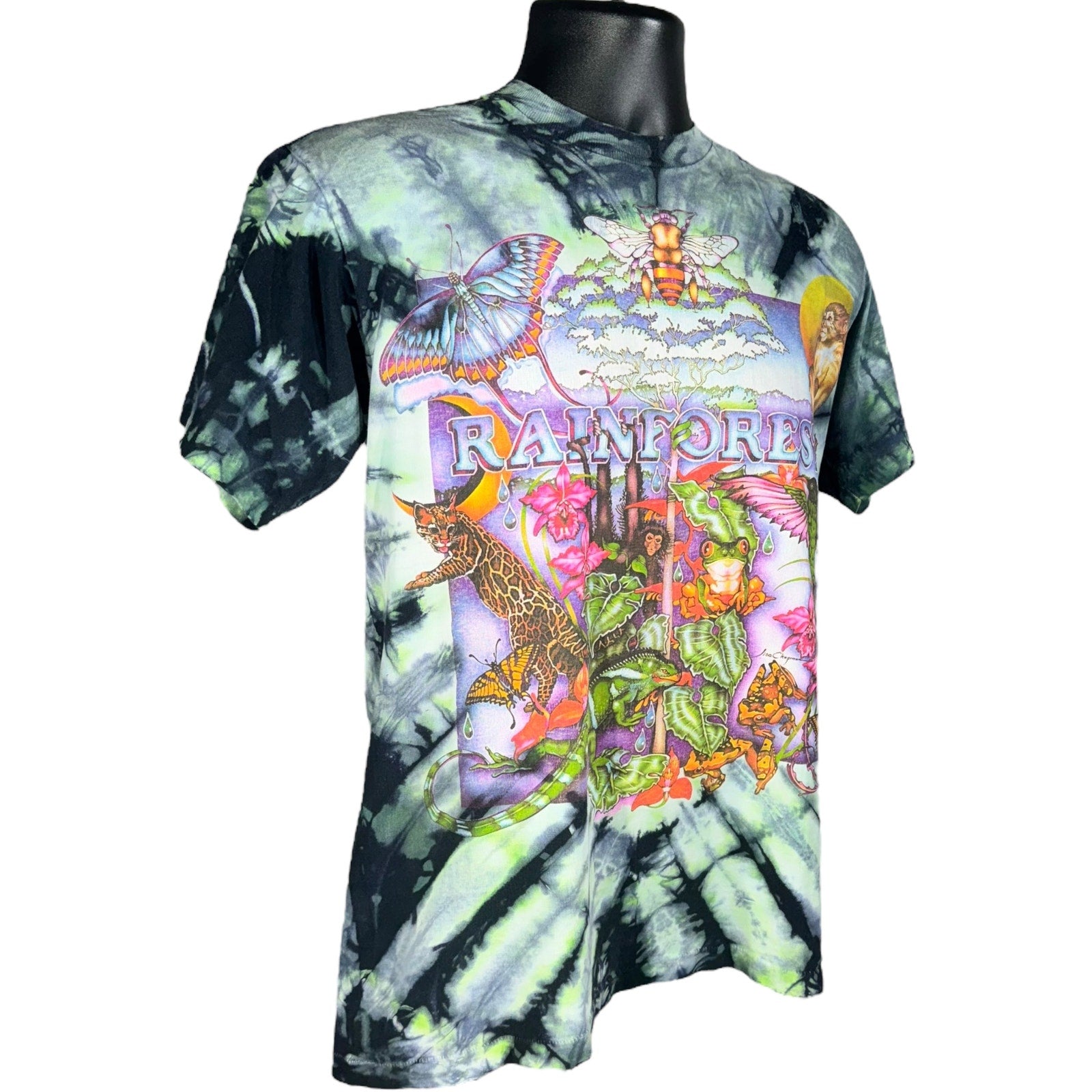 Vintage Rainforest Tie Dye AOP Tee