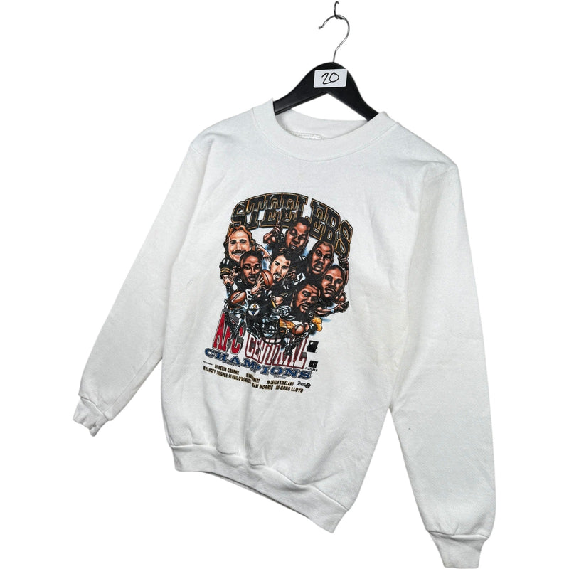 Vintage Steelers AFC Central Champions Sweatshirt Crewneck