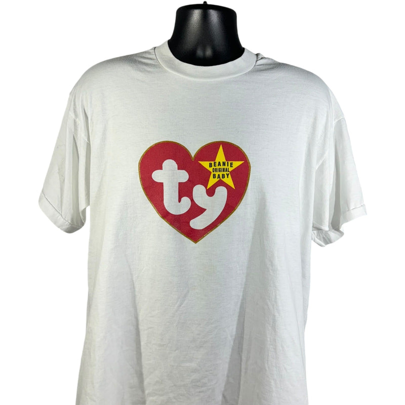 Vintage Ty Original Beanie Baby Logo Tee