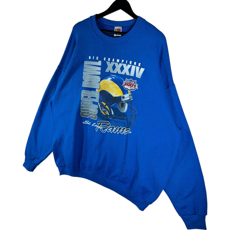 Vintage NFL St. Louis Rams Super Bowl XXXIV Crewneck