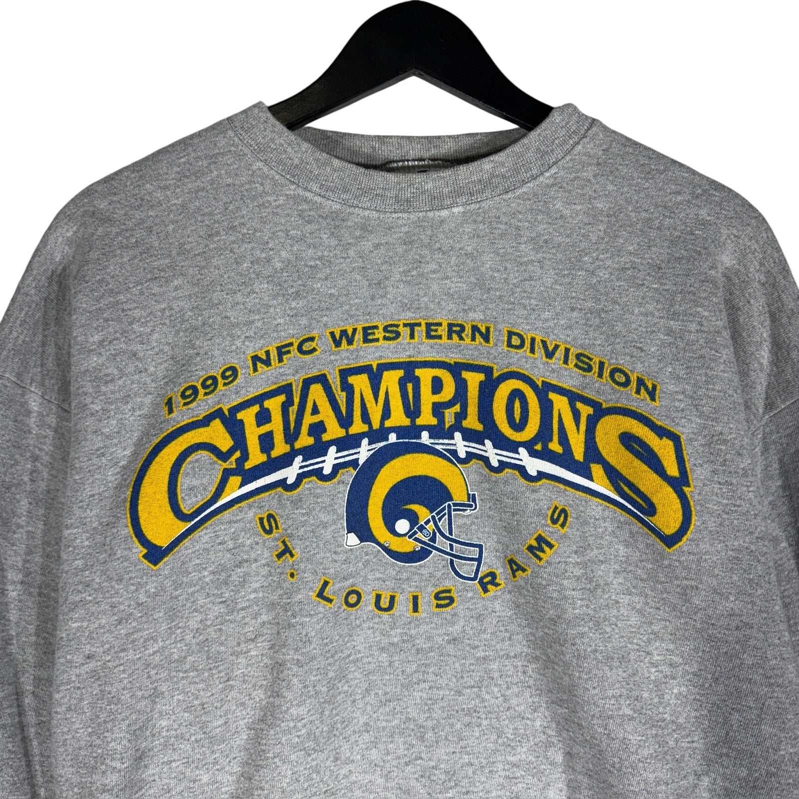 Vintage St. Louis Rams NFC West Champs Crewneck 1999