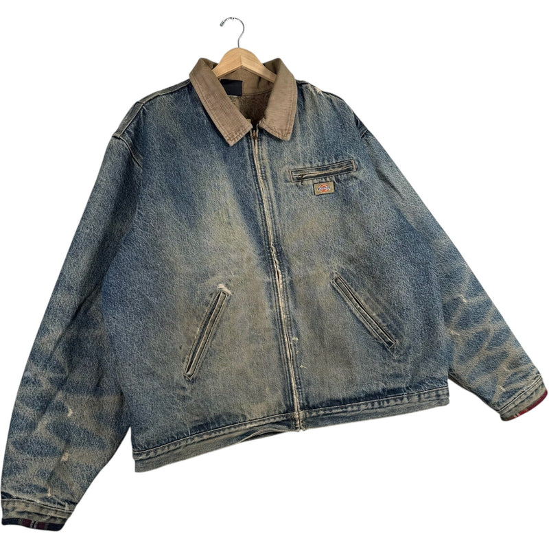 Vintage Dickies Detroit Style Workwear Denim Jacket