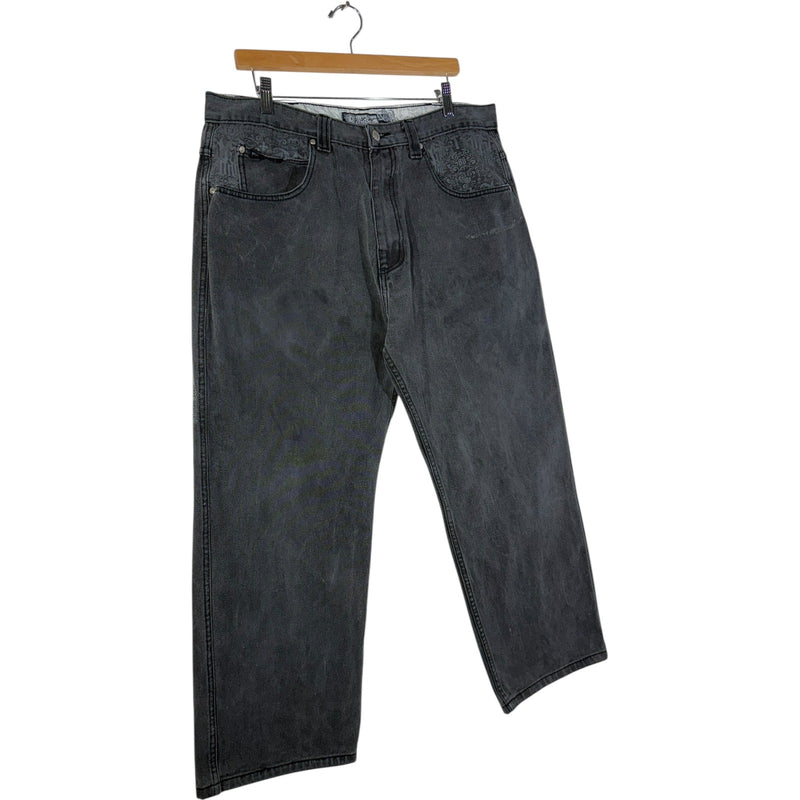 Vintage Dyse One Authentic Tribal Streetwear Straight Leg Denim Jeans 38x30