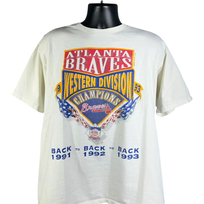 Vintage Starter Atlanta Braves Western Division Champs MLB Tee