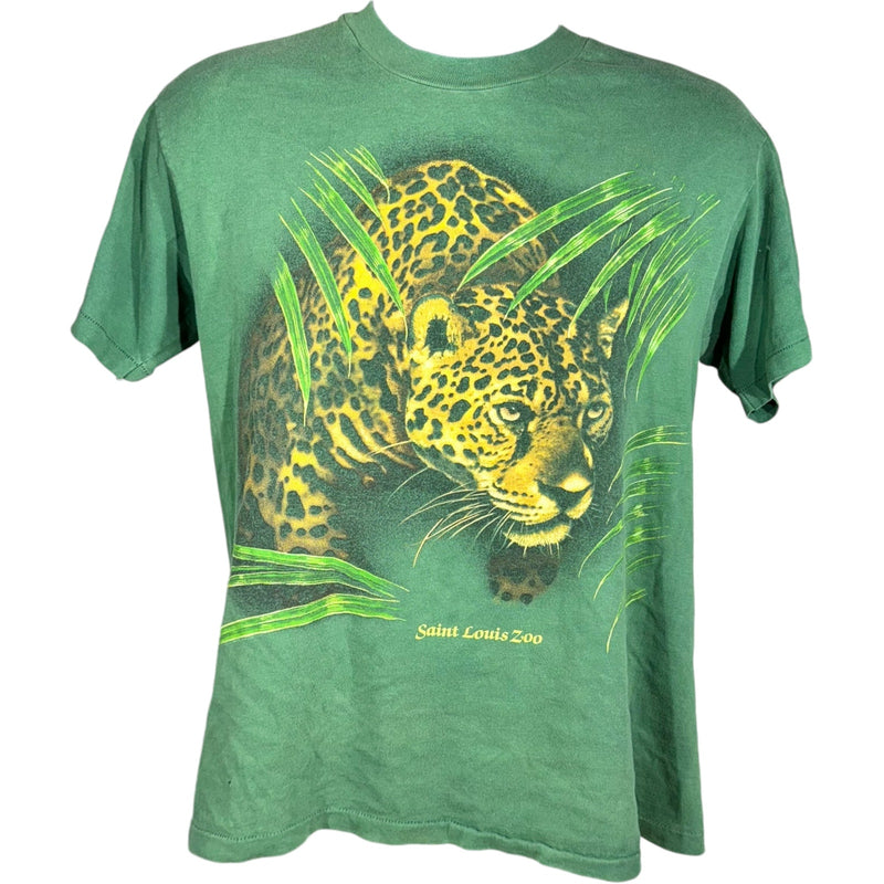 Vintage St. Louis Zoo Leopard Nature Tee 90's