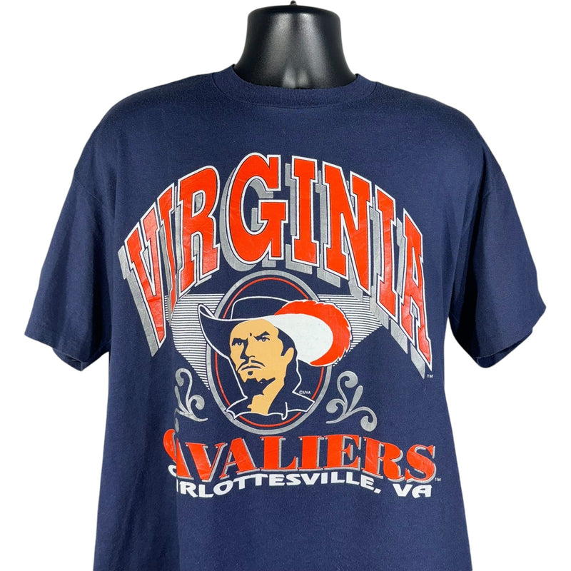 Vintage University Of Virginia Cavaliers Logo Tee