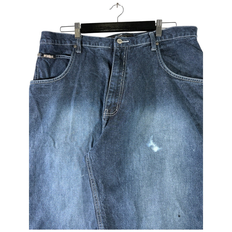 Vintage Webs Wide Leg Denim Shorts 38