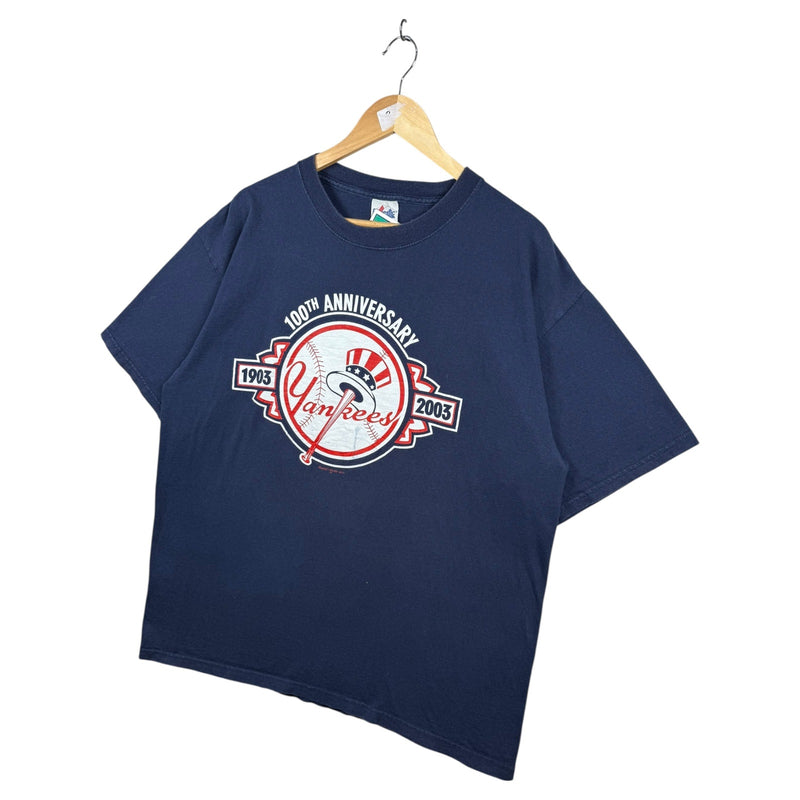 Vintage Majestic New York Yankees 100th Anniversary MLB T-Shirt