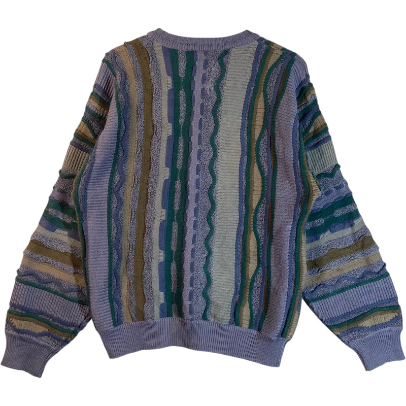 Vintage Coogi 3D Abstract Knit Sweater