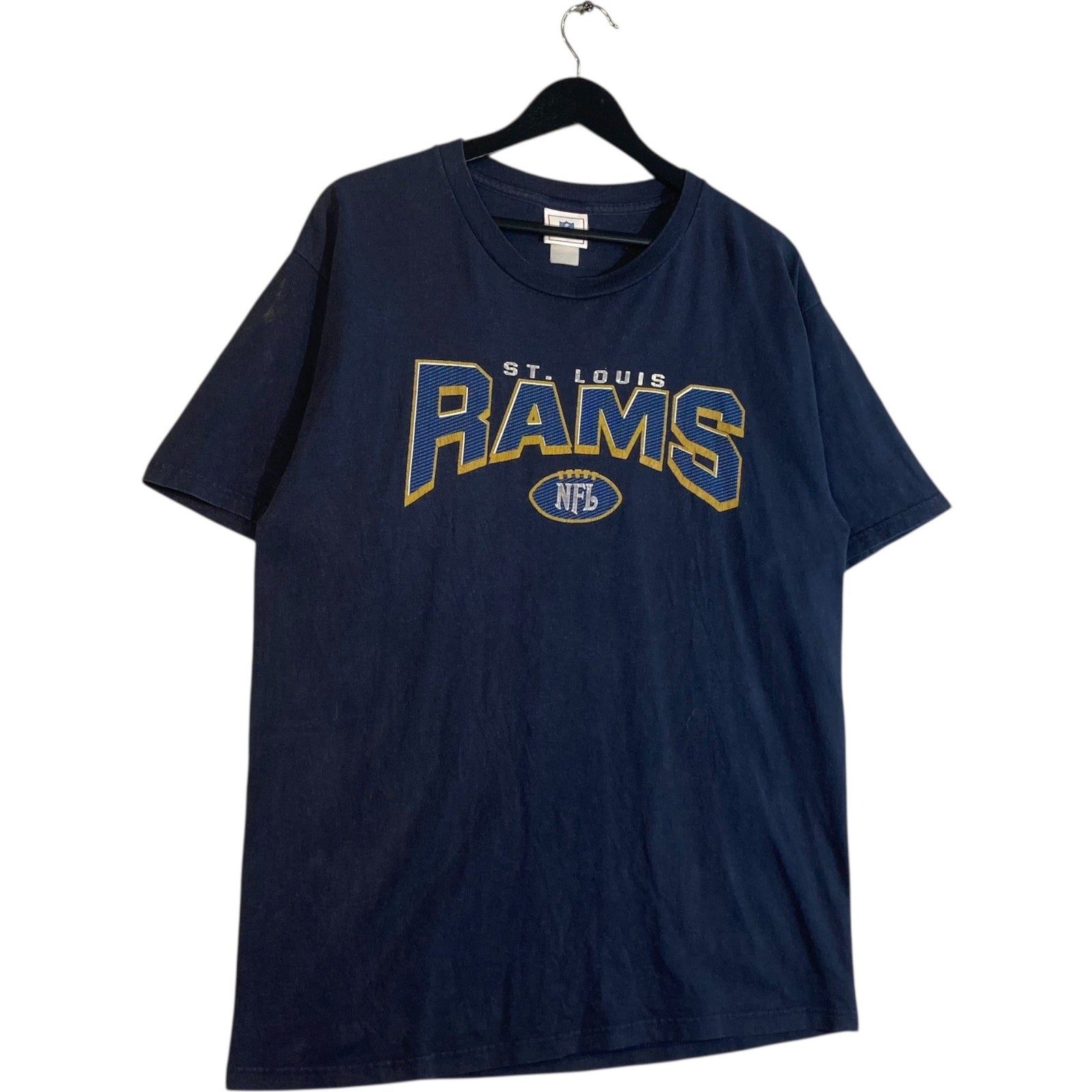 Vintage St. Louis Rams Chest Spellout NFL Tee