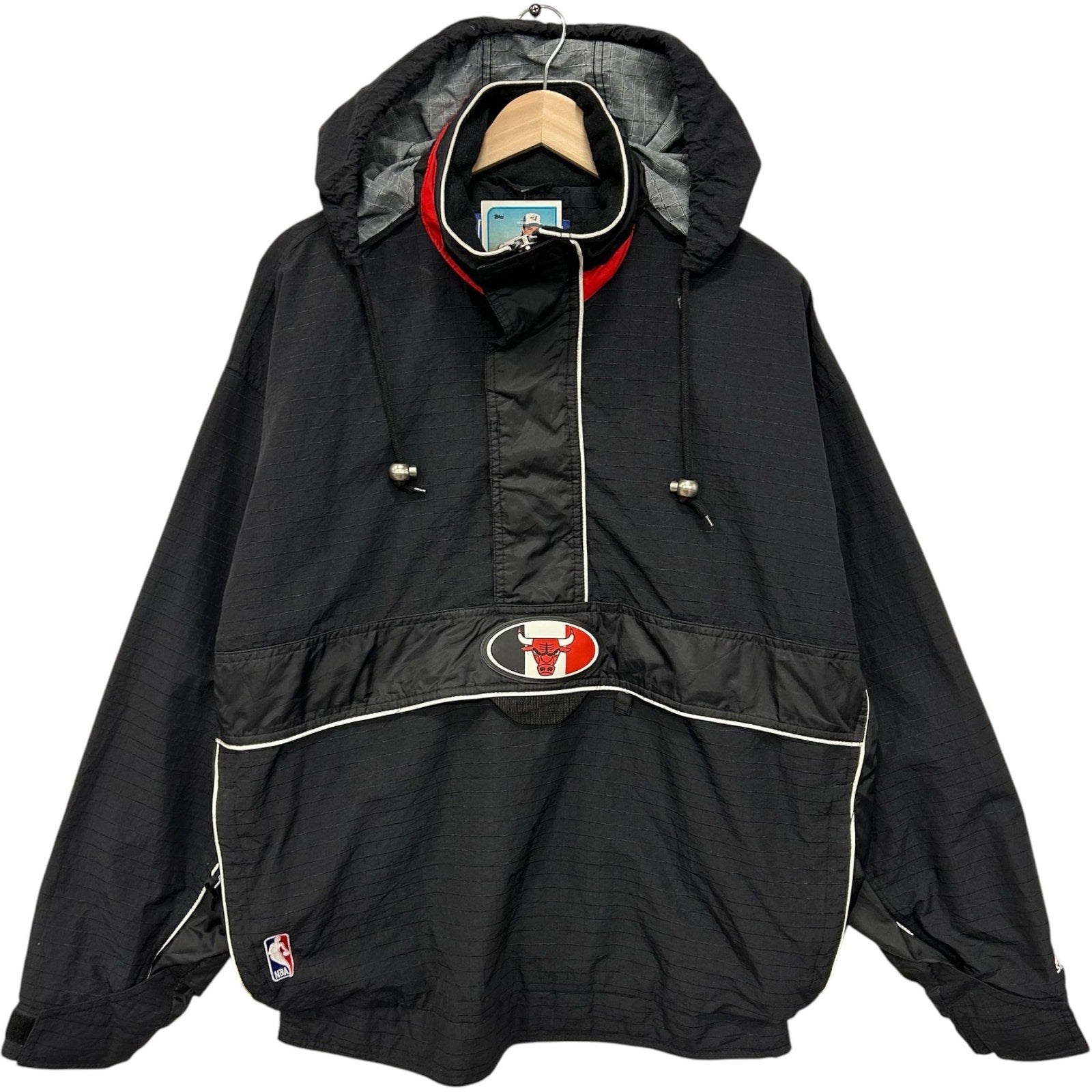 Vintage Starter Chicago Bulls 1/2 Zip Anorak Puffer Jacket