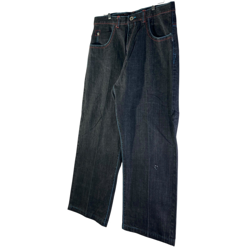 Vintage Wide Leg Denim Jeans 38x32