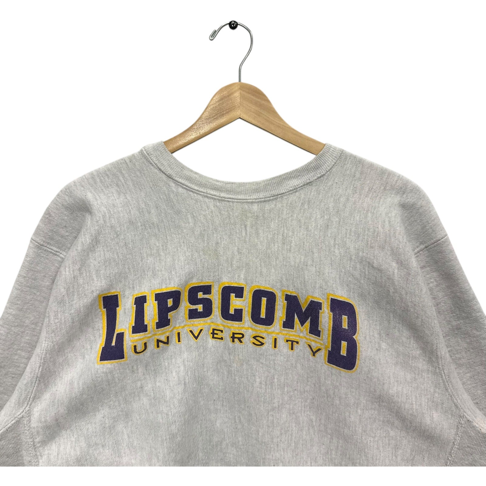 Vintage Lipscomb University Spellout Crewneck 90s